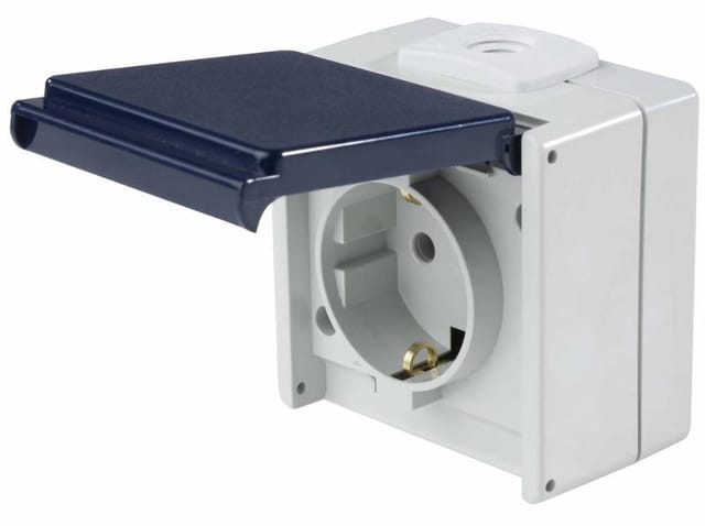 As Schwabe 62460 Aufputz-Steckdose IP54