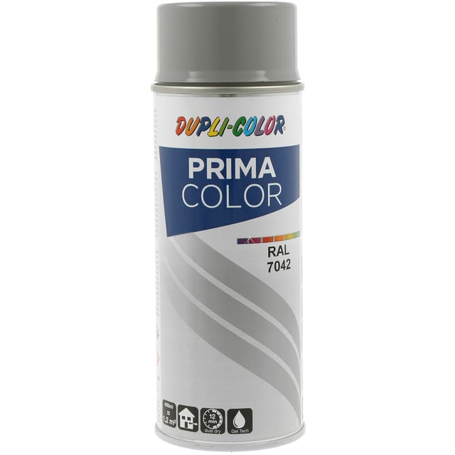 Dupli-color - Dupli Color Prima Lackspray, Sprühlack 400ml, verkehrsgrau a glänzend ral 7042