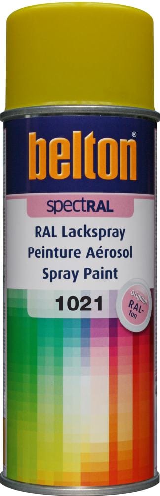 SpectRAL Lackspray 400 ml rapsgelb Sprühlack Buntlack Spraylack - Belton