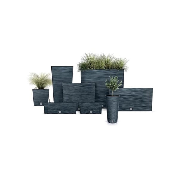 Prosperplast Blumentopf mit Einsatz Kunststoff, Anthrazit, 580 x 180 x 498 mm