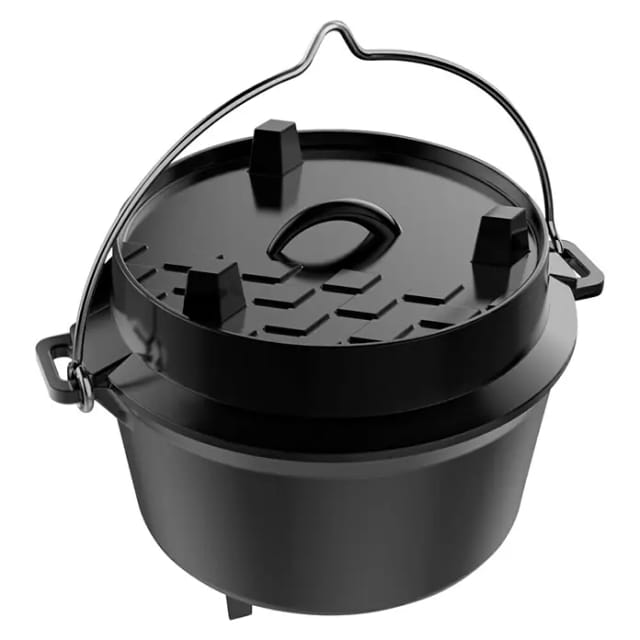Tepro - Dutch Oven s Gusseisen Camping Grill Gulaschkanone Schmortopf