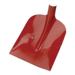 FP - Holsteiner Schaufel import gehärtet rot, ohne Stiel, pulverbeschichtet