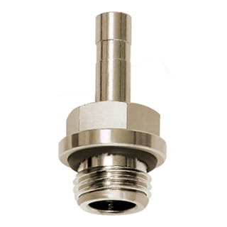 Riegler - Gewinde-Stecknippel »click-clock«, M5 a., Schlauch-Ø 4