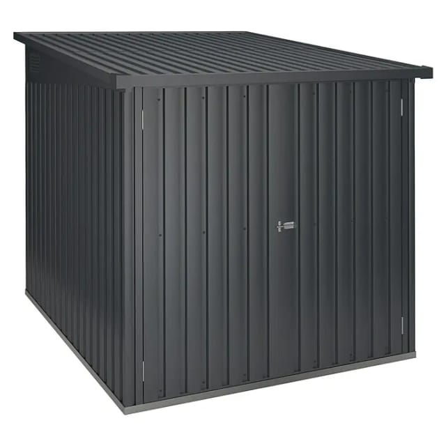 Hoggar - Fahrradgarage Metall 3 Fahrräder 3,2m2 Arth – 163x204x163cm - 4 Fahrradspuren enthalten - Breite Doppeltüren