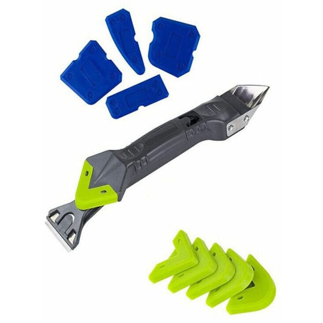 Lablanc – Silikonfugenglätter-set – 5-in-1-silikon-fugenmasse-set, 10-teiliger 5-in-1-silikonentferner Mit Edelstahl-fugenschaber, Bodenglätter Für Badezimmer, De
