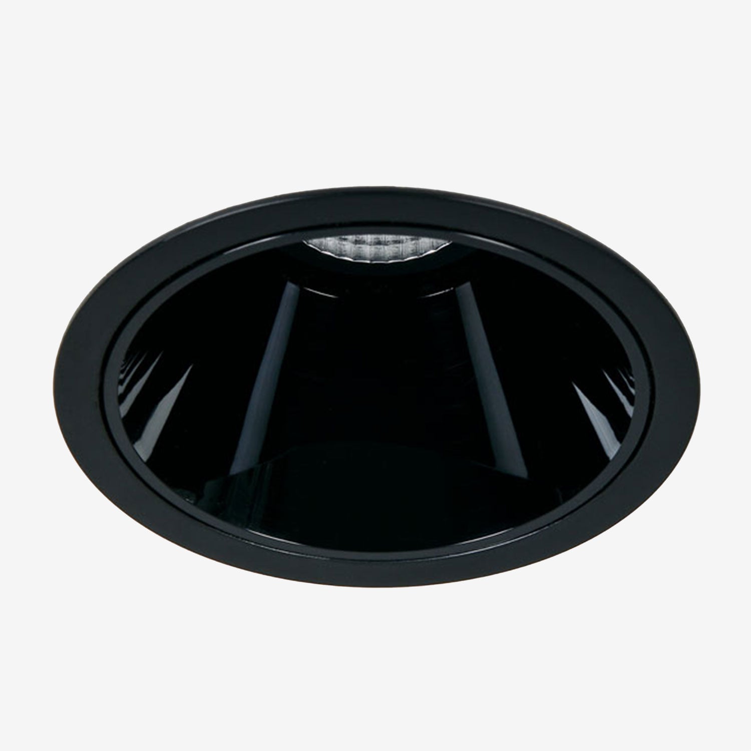 Sklum Downlight Led Einbaustrahler Mit Rundem Rahmen Ø8 Cm Aus Aluminium Luisiana Schwarz