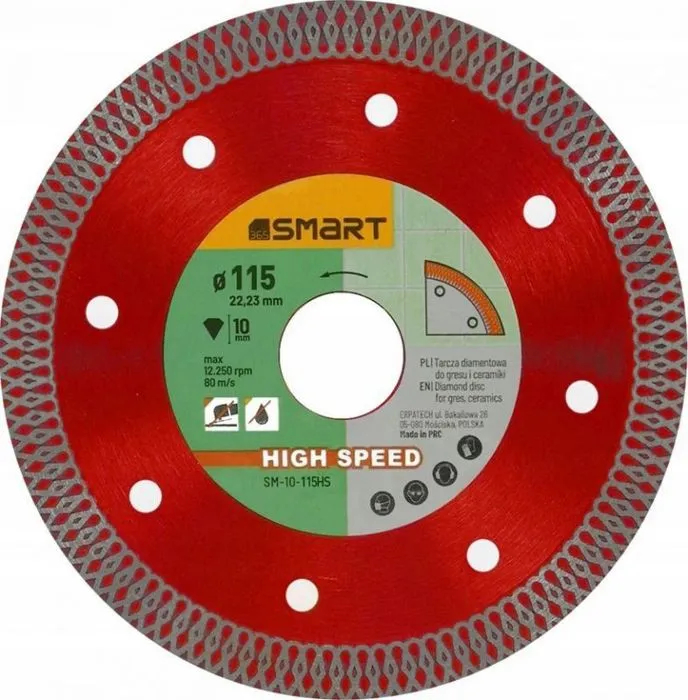 Diamantscheibe Smart Sm-10-115hs Schnitt Schnell Langlebig