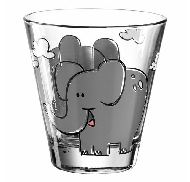Kindertrinkglas Bambini "Elefant
