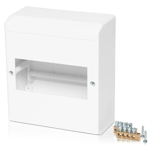 F-tronic - 7260015 KV06K Verteilerschrank Aufputz Anzahl Teilungen = 6 Anzahl Reihen = 1 Inhalt 1 St.