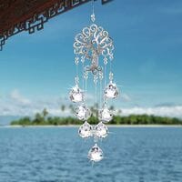 Ersandy - Kristallsonne, Fensterprisma, Sonnenfänger, hängender Sonnenfänger für Zuhause, Garten, Kristalllampe, Vorhanganhänger, Hängedekoration