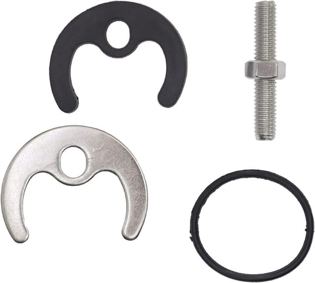 Ersandy - Ersatz-Mono-Waschtisch-Wasserhahn-Befestigungsset, Einloch-Halterung, Bolzen, Pferde-Befestigungsset, Montageset für die Reparatur von