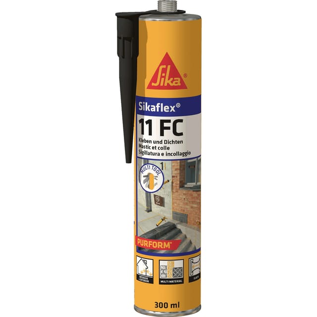 Sika - flex-11FC Purform elast. Kleb-&Dichtstoff 300ml schwarz
