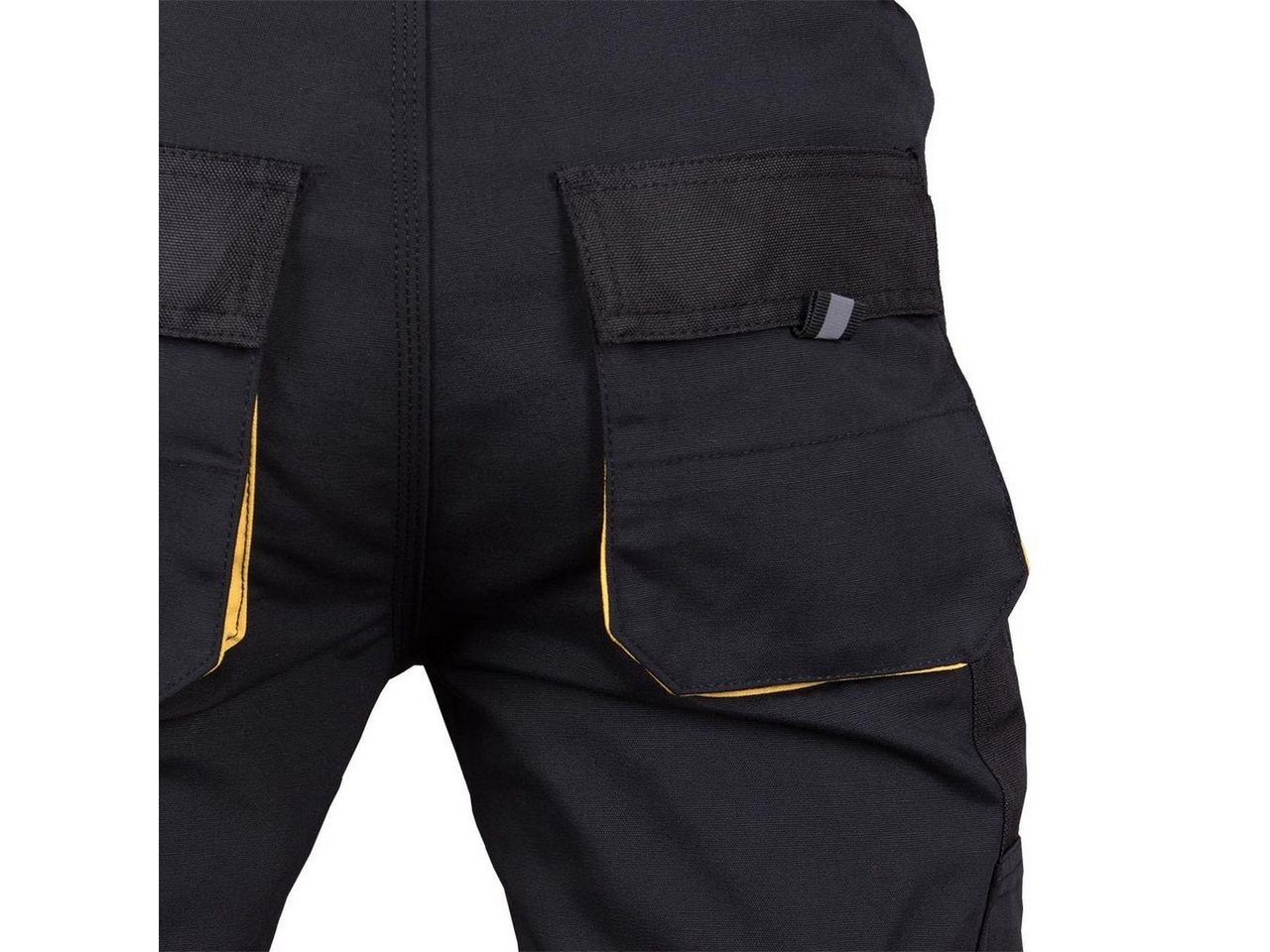Arbeitshose schwarz mit Kniepolstertaschen, 260g/m² 54 Bild 2
