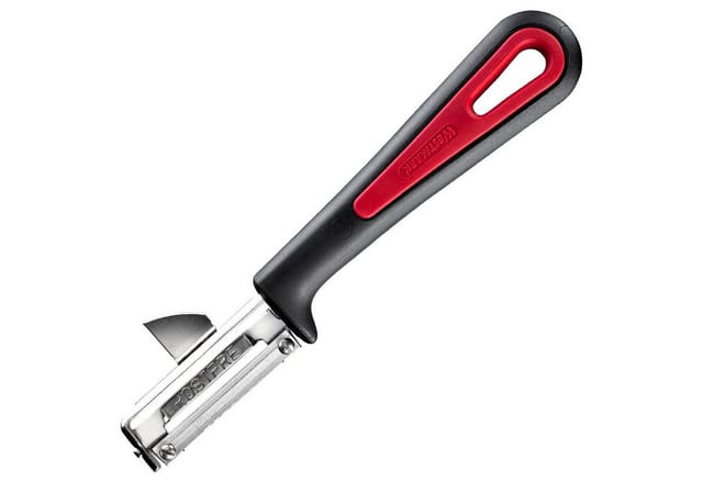 Sparschäler 'Gallant' 16,5 cm schwarz/rot bewegliche Klinge