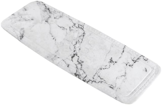 Kleine Wolke Wanneneinlage Marble anthrazit, 36 x 92 cm Antirutschstreifen