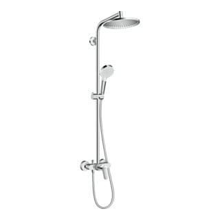 Crometta - Brauseset Showerpipe s 240 mit Armatur, Chrom 27269000 - Hansgrohe