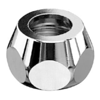 Quetschverschraubung 3/8 Zollx10 chrom - Schell