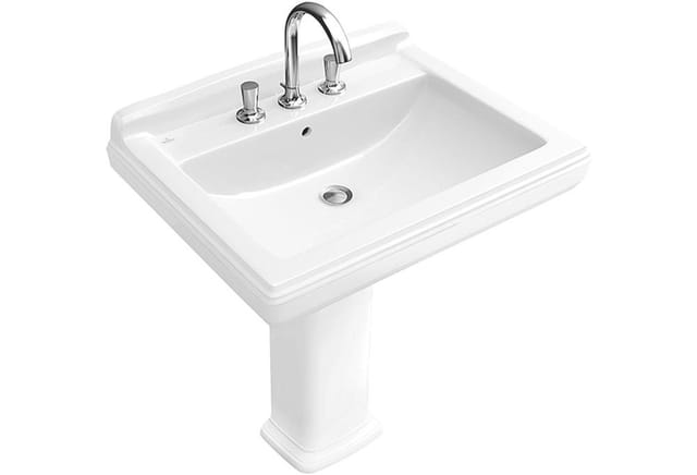 Villeroy&boch - Hommage - Waschbecken mit Überlauf, 75x58 cm, Weiß - 1 Hahnloch 710175R1