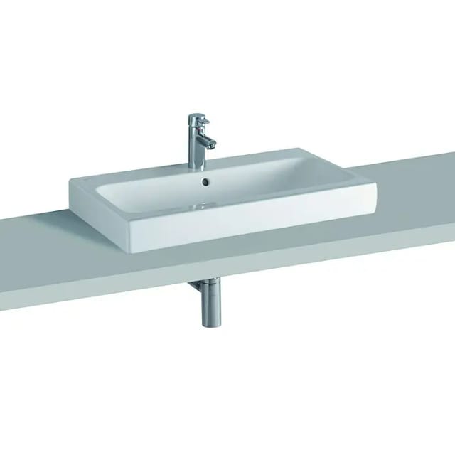 Geberit iCon Aufsatzwaschtisch mit Hahnloch, 75x48,5cm weiß,
