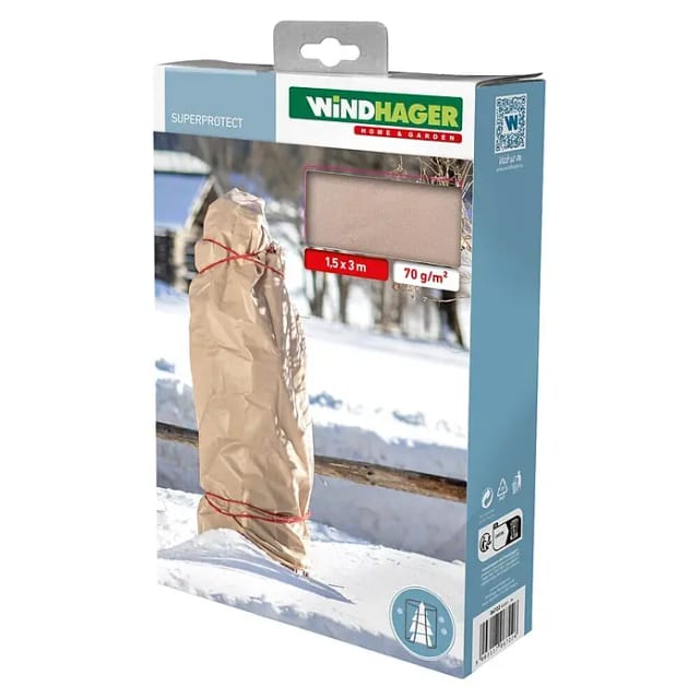 Windhager Winter-Vlies Super-Protect 3 x 1,5 m, beige Schutzvlies