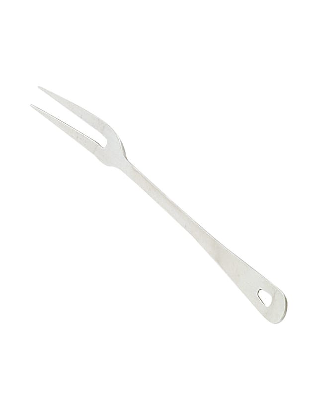 2-zinkige Gabel aus Edelstahl, 35cm lang