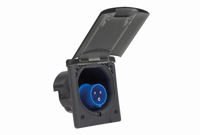 As-schwabe - cee Caravan-Einspeisungsstecker 3polig anthrazit 230V 16A IP44