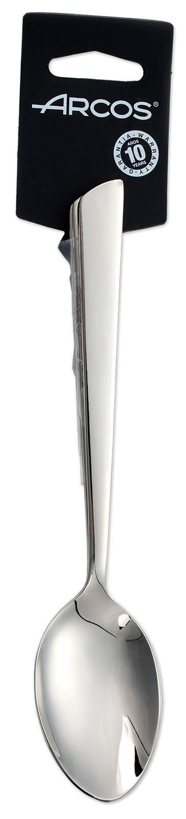 Tafellöffel-Set Arcos Toskana 574600 Monoblock aus einem Stück Edelstahl 18/10, 3 Stück und Blech von 20 cm auf Display