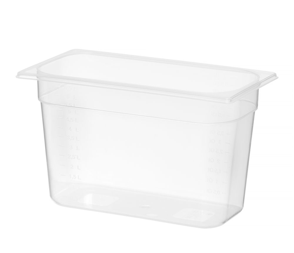 Hendi - Gastronorm-Behälter 1/3, Profi Line, gn 1/3, 4L, Transparent, 325x176x(H)100mm