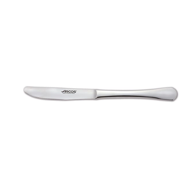 Dessertmesser Arcos Madrid 555600 Monoblock aus einem Stück Edelstahl 18/10, Dicke 3 mm und Klinge von 10 cm in der Box