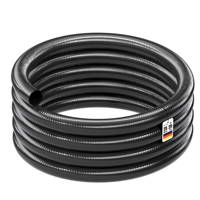 Mèrlett - Wiltec Luisiana om/i 25m flexibler Teichschlauch Ø25mm 250g/m Pumpenschlauch Schlauch Pumpe Saugschlauch Druckschlauch