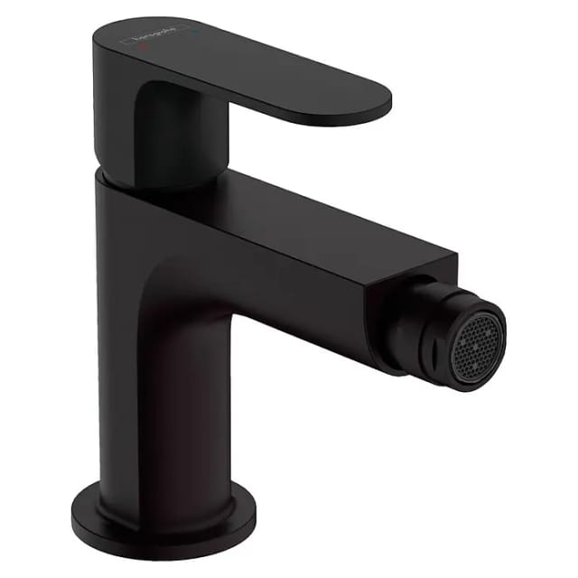 Rebris s - Bidetarmatur mit Ablauf, schwarz matt 72210670 - Hansgrohe