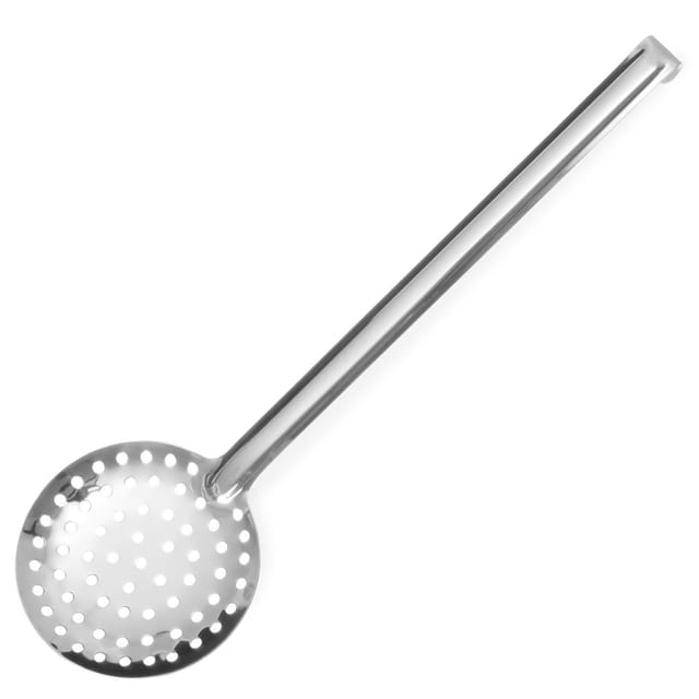 Kitchen Line HACCP-Schlitzlöffel aus Stahl, Durchmesser 90 mm - Hendi 528105