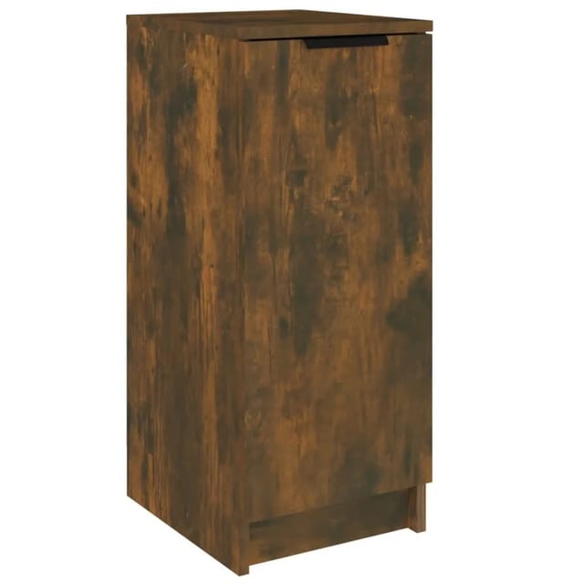 Schuhschrank Räuchereiche 30x35x70 cm Holzwerkstoff Vidaxl