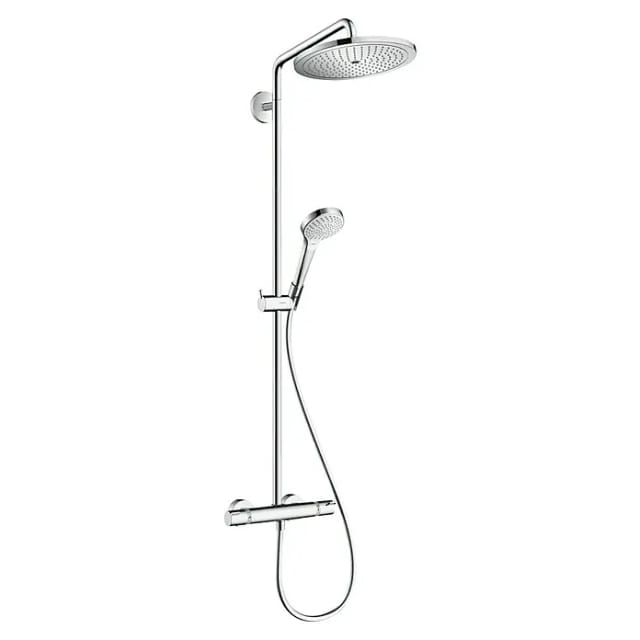 Croma Select s - Duschsäule Showerpipe 280 mit Thermostatbatterie, EcoSmart 9 l/min, verchromt 26794000 - Hansgrohe