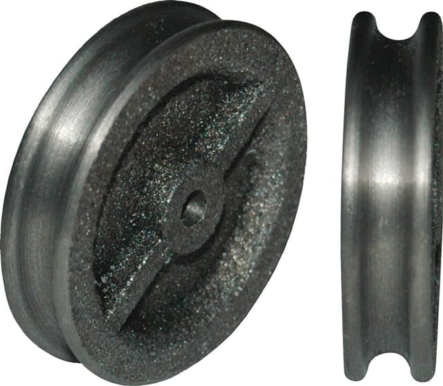 Vogelrolle 470 Grauguss Rollen-Ø 80 mm Tragfähigkeit max. 22 kg Nut 8,5 mm