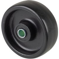 Bs Rollen - Ersatzrad Rad-Ø 50 mm Tragfähigkeit 50 kg Kunststoff schwarz Achs-Ø 6 mm Nabenlänge 22 mm Bild 2