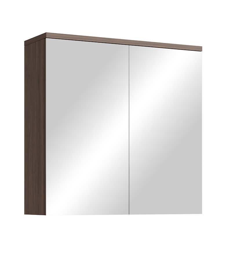 Badplaats Spiegelschrank Toledo 60 X 20 X 60 Cm – Walnuss Braun
