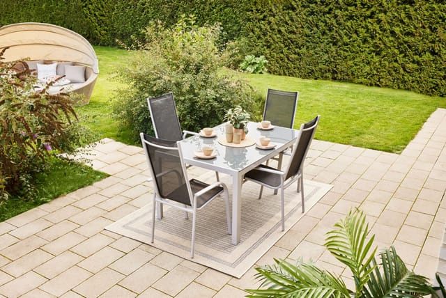 Sonnenliege taupe Gartenliege Relaxliege Liege Strandliege - Trendline