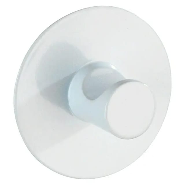 Wenko - Wand Haken Savona Bad Handtuch Halter wc Küche selbstklebend Edelstahl - weiss