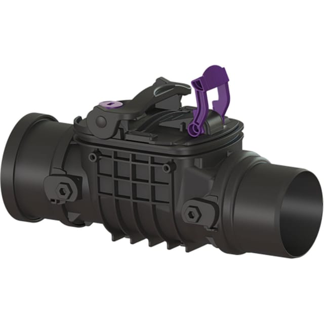 Kessel - Rückstauverschluss 730100R aus Kunststoff dn 100, Rattenschutz