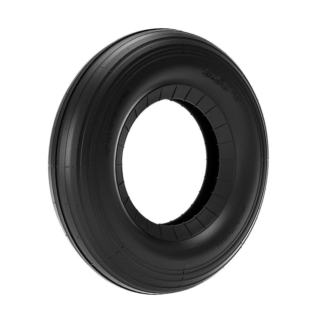 Wiltec - Reifenmantel 3.50-8 350 x 100 mm, 130 kg für Schubkarrenreifen, Schubkarre Rad Reifen, Mantel Luftrad