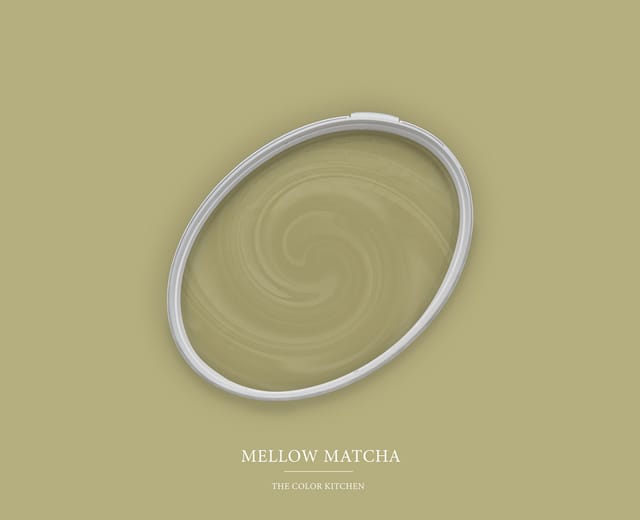 Wandfarbe Grün matt The Color Kitchen Mellow Matcha Exklusive Innendispersion Hohe Deckkraft 5 Liter