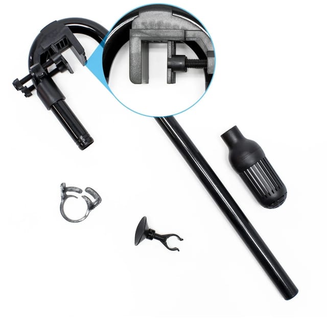 Sunsun - Ersatzteil für HW-303 Aquarium Außenfilter - Ansaugung Set, Ansaugungsset für Aquariumfilter inkl. Ansaugkorb, Schlauchschelle, Saughalter,