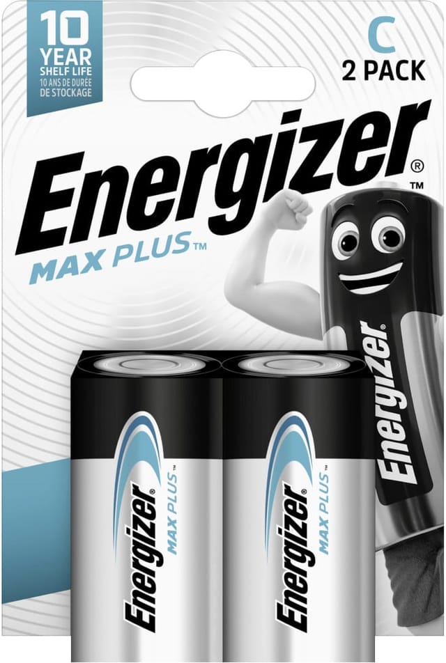 Energizer - Max Plus Alkaline Baby c 1,5 v, 2er Pack Batterien