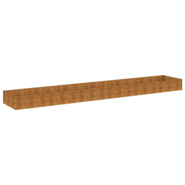 Hochbeet 579x100x36 cm Cortenstahl - Vidaxl