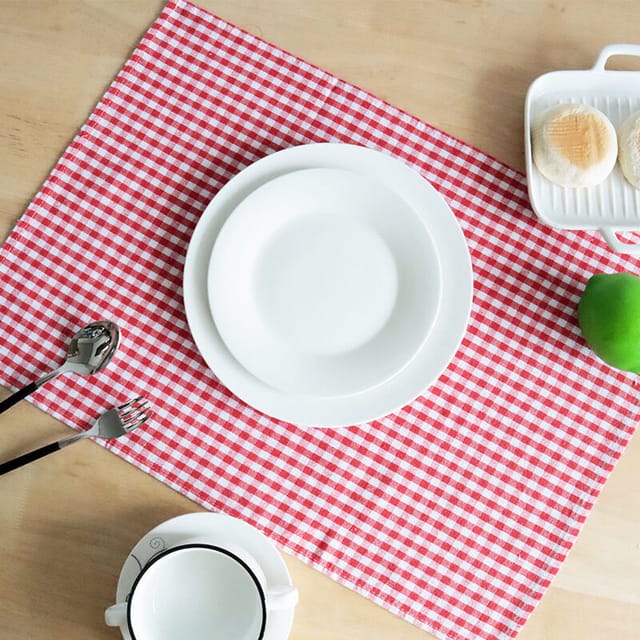 Memkey - Küchentuch (3er-Set) – 40 x 60 cm – kariertes Handtuch im Retro-Design – zum Trocknen von Geschirr und Händen – mehrfarbig