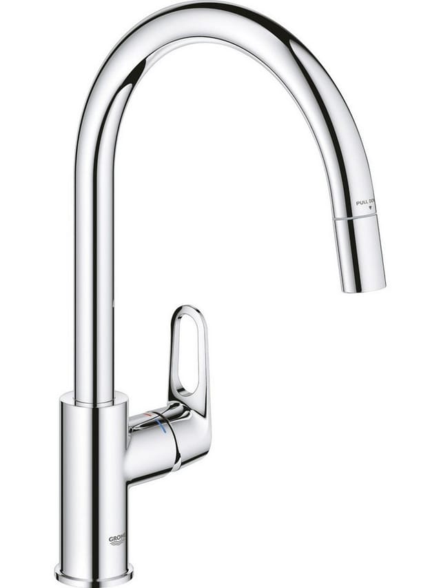 Start Flow - Spültischarmatur mit ausziehbarer Brause, Chrom 30569000 - Grohe