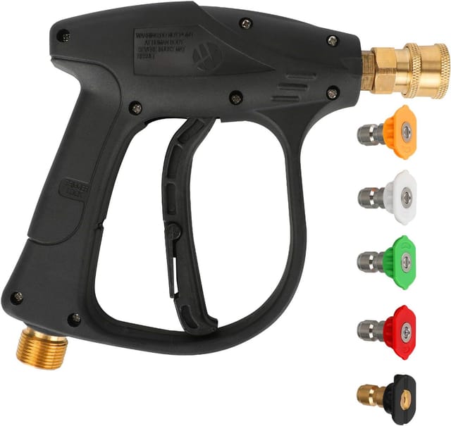 Seifenspender, verstellbare Schaumpistole, Schaumlanze, Hochdruckreiniger-Pistole, 4350 psi Hochdruckreiniger-Pistolengriff mit Waschdüse