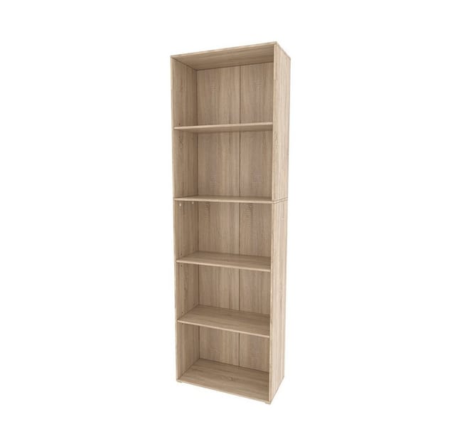 Vicco - Bücherregal Bob, Sonoma, 60 x 190 cm mit 5 Fächern