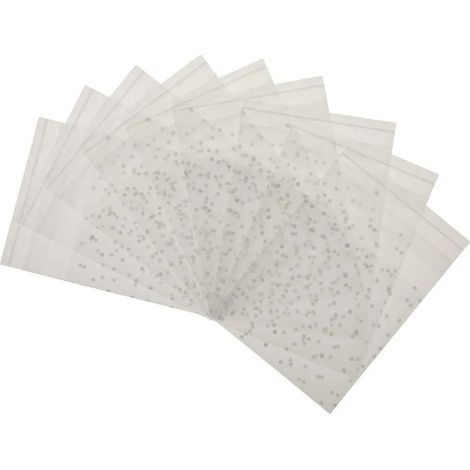 100 Selbstklebende Beutel, Umweltfreundliche Opp-beutel, Attraktive, Mattierte Verpackungsbeutel Mit Kleinen Punkten, Perfektes Zubehör Für Bäckereien, Konditoreien Und Diy-projekte.